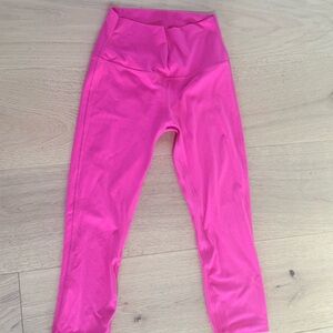 Lululemon align pink 3/4 length pants